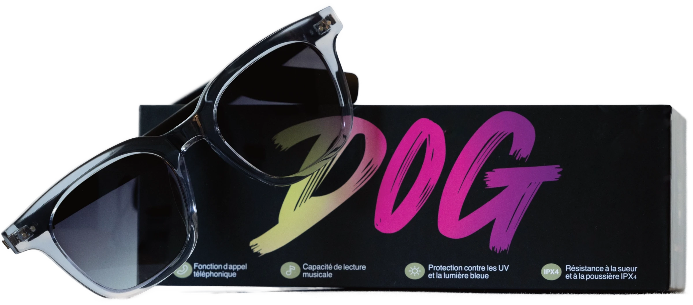 DOG Dream Optical Glasses - Lunettes connectées et packaging